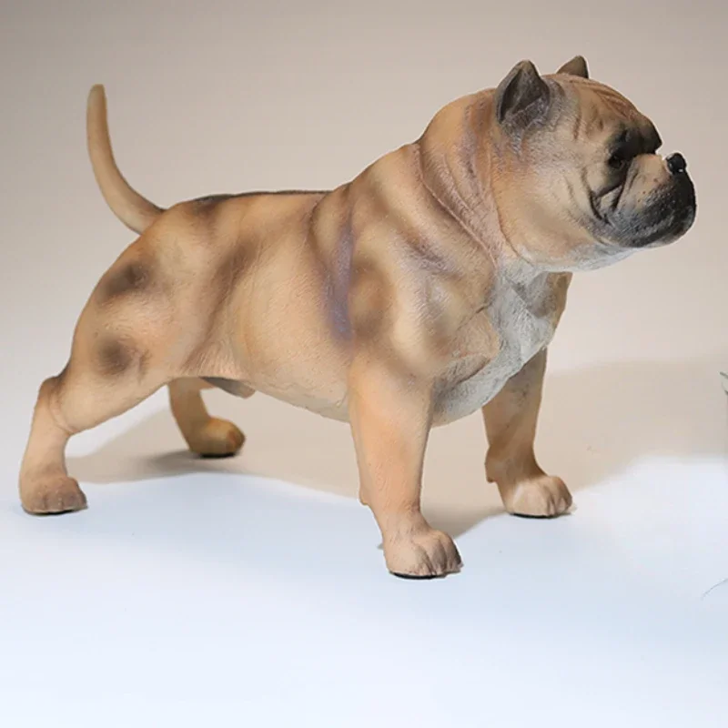 15X7.3X10CM American Bully Ditbull 1.0 Classic Edition Soldiers Matching Dog Model Car Ornament Home Decoration Accessories