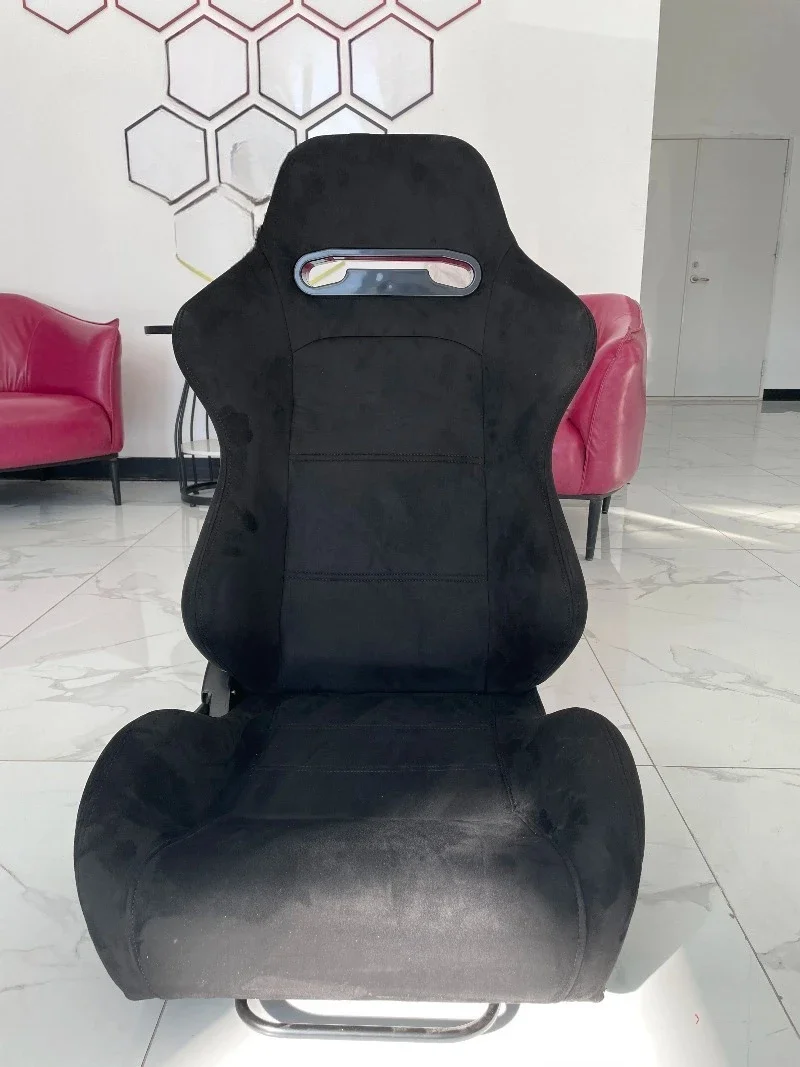 Durable Racing Seats Universal Car Fitment Double Slider Seat in Suede Material Modified Car Seats