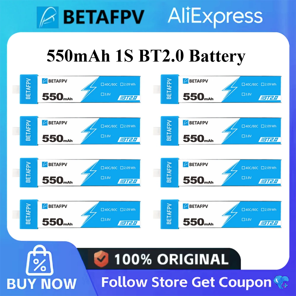 Betafpv 1S 550Mah 4… - image