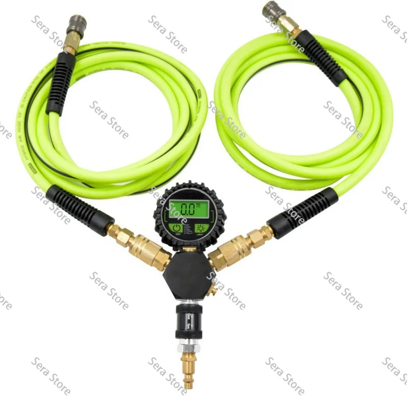 Desert off-road multi-function charging and discharging tire pressure gauge 1 minute 2/1 minute 4 high-precision digital display