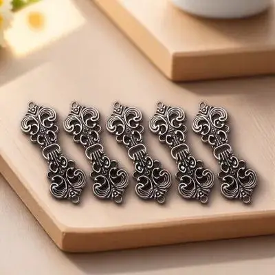 

5 пар винтажных застежек в китайском стиле из сплава, клипсы для кардиганов, аксессуары для чонсама, соединители для воротников