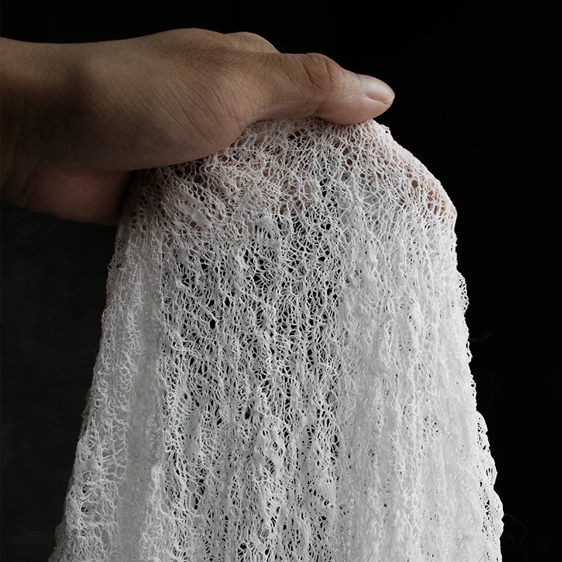 قماش دانتيل غير منتظم مصمم شبك - مراجعة Crystal Mesh Fabric وسعره