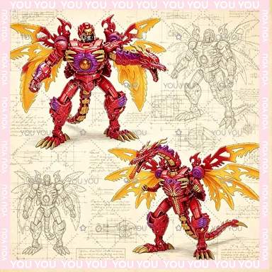 

New Hasbro Transforming Toys Legacy Evolution Megatron Anime Model Action Figures Robot Toy Collectibles Hobbies Gifts