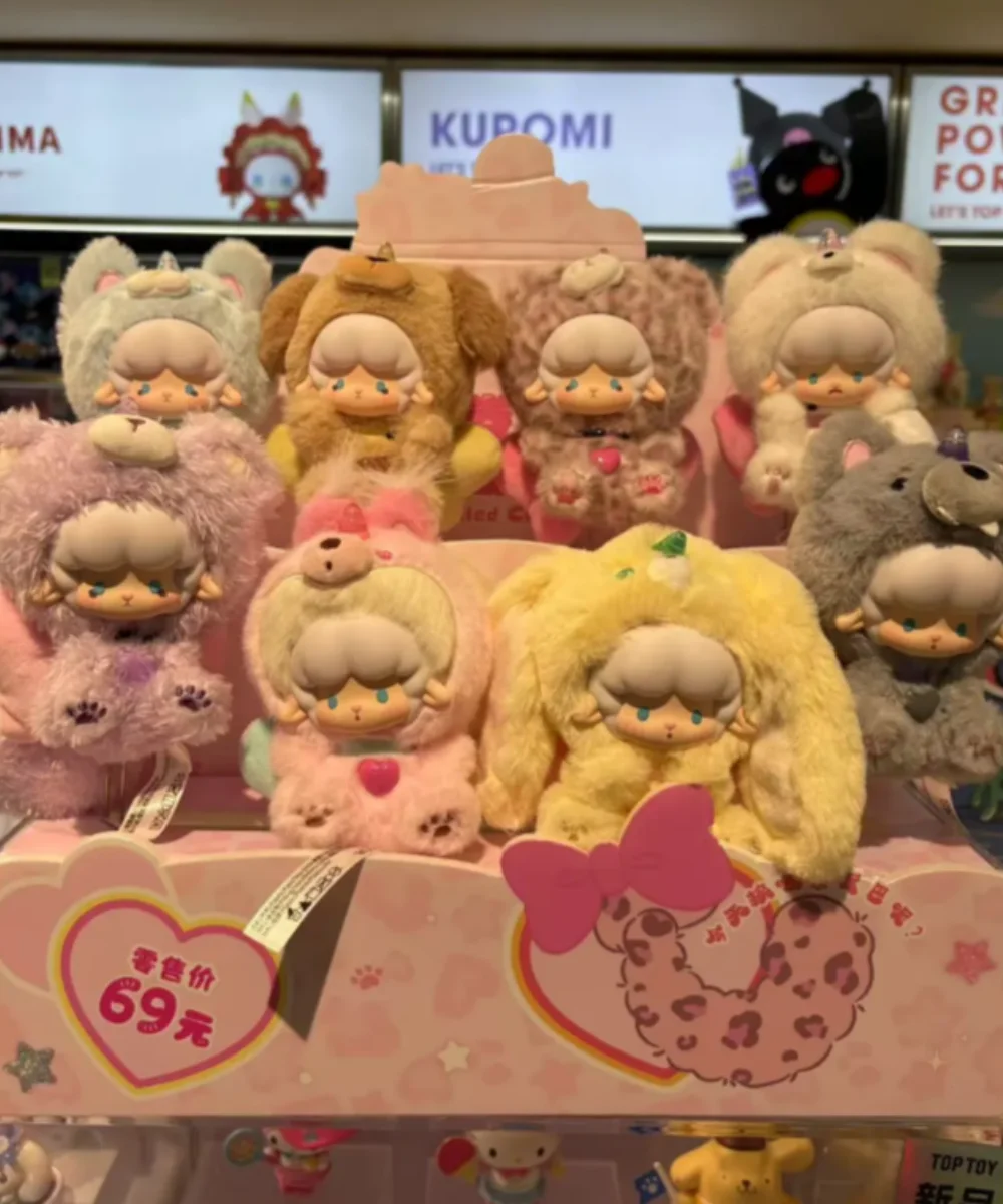 

Кудрявая овечка Cyun Big-Tail Critter Crew Series слепая коробка виниловая фигурка милый коллекционный кавайный мини-декор настольные игрушки подарок