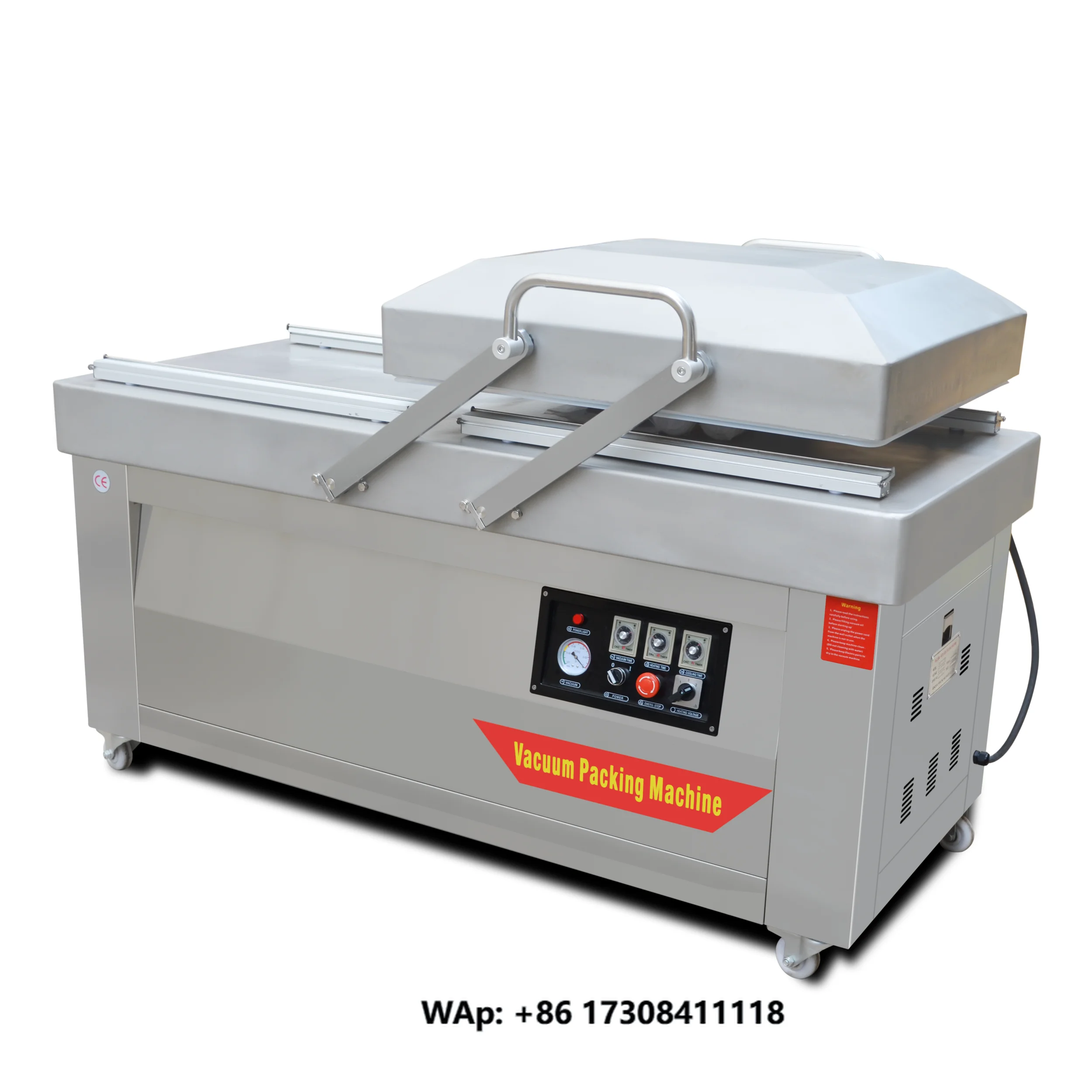 CE Certified Double Chamber Automatic Vacuum Sealer Commercial Vacuum Packing Machine for Grains Rice Food with Small Business