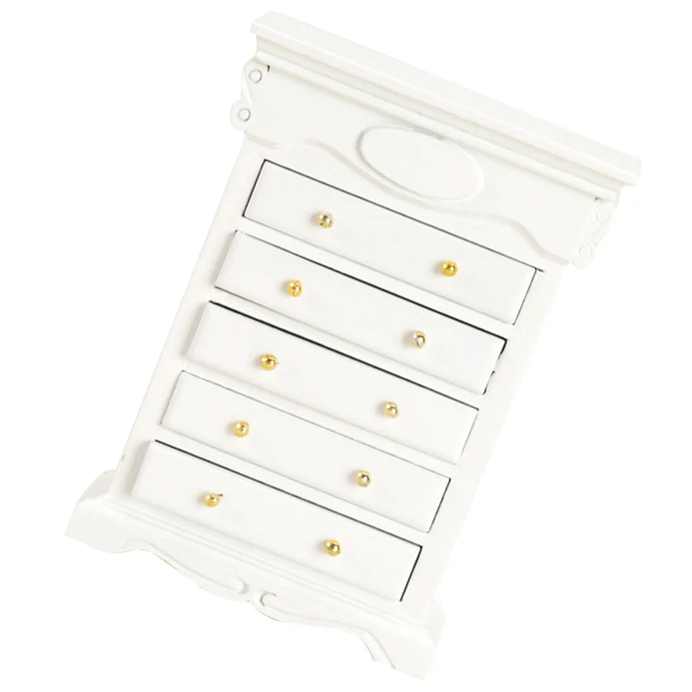 

Миниатюрный деревянный шкафчик-ящик, декоративная мебель для миниатюрного дома, износостойкий, очаровательный, для ландшафтного дизайна и декораций