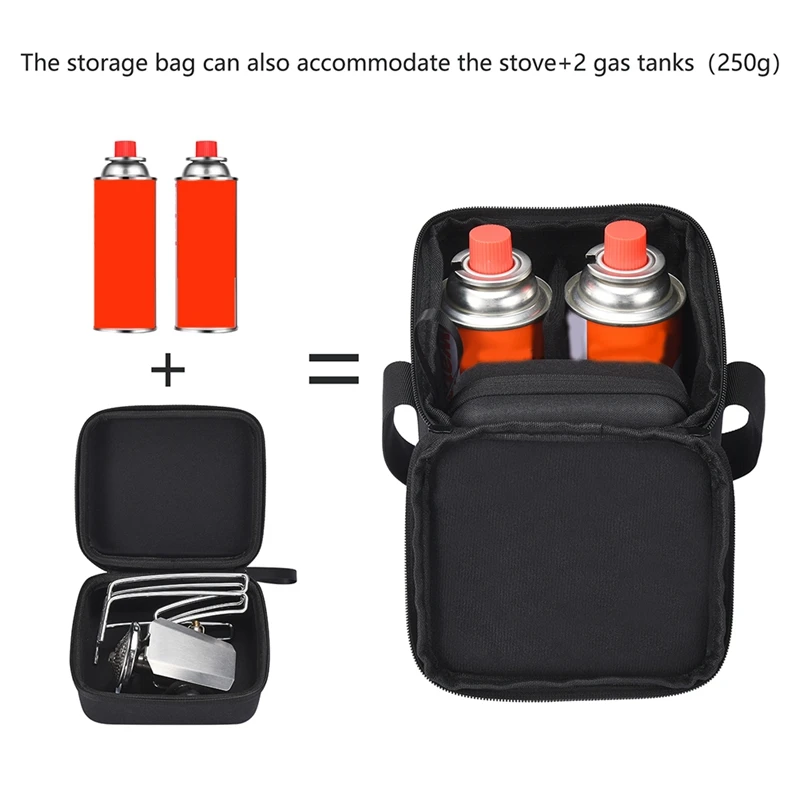 2-Piece Set Suitable For SOTO ST310 Outdoor Mini Stove Storage Box Portable Storage Bag Anti-Fall Box Easy To Use