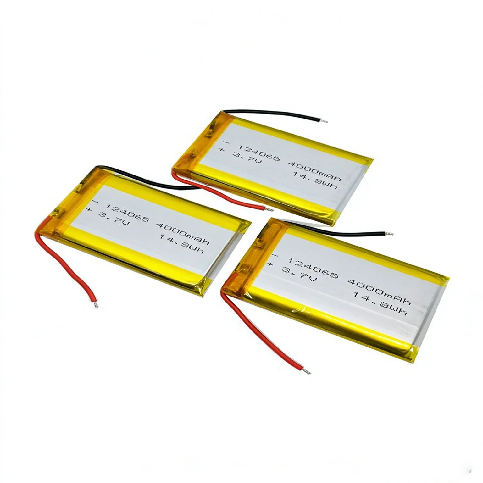 polymer lithium battery 124065 4000Mah 3.7V for hand warmer walkie talkie battery