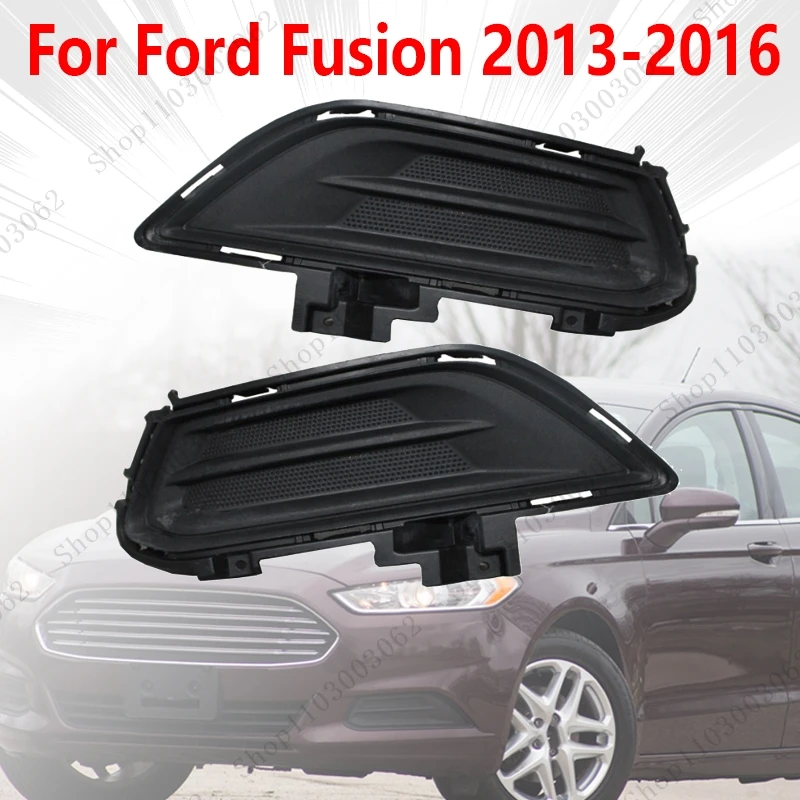 Fog Light Cover Grilles Car Front bumper Fog Lamp Grille Car Accessories For Ford Fusion 2013 2014 2015 2016 DS73-19953-B