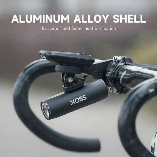 XOSS XL400/800/1200 luz delantera de aluminio para bicicleta recargable MTB lámpara frontal faros accesorios para bicicleta