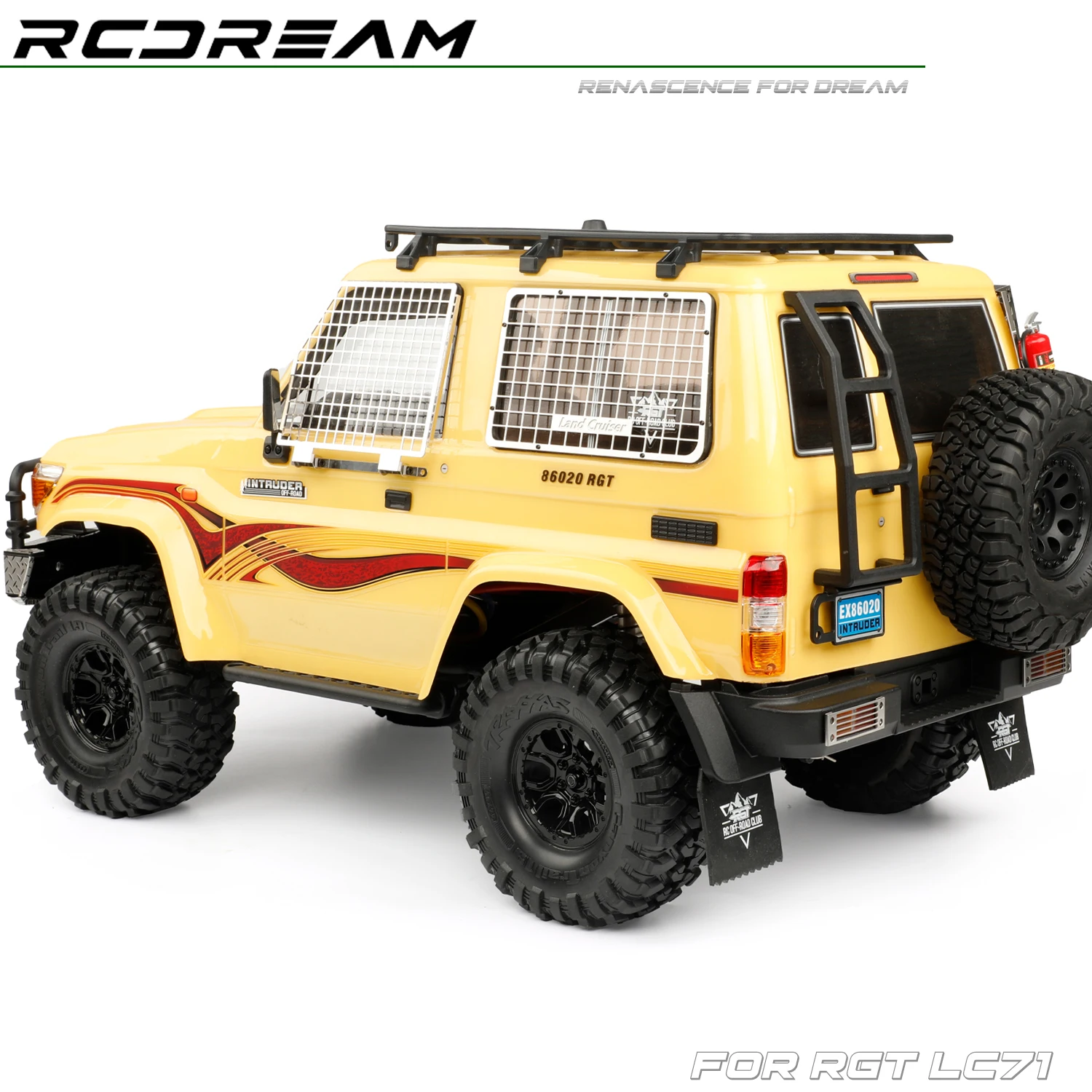 RCDream 1/10 Stainless Steel Mesh Protection Window Net Metal Decoration Rotatable for RGT LC71 EX86020 Upgrade Option Parts