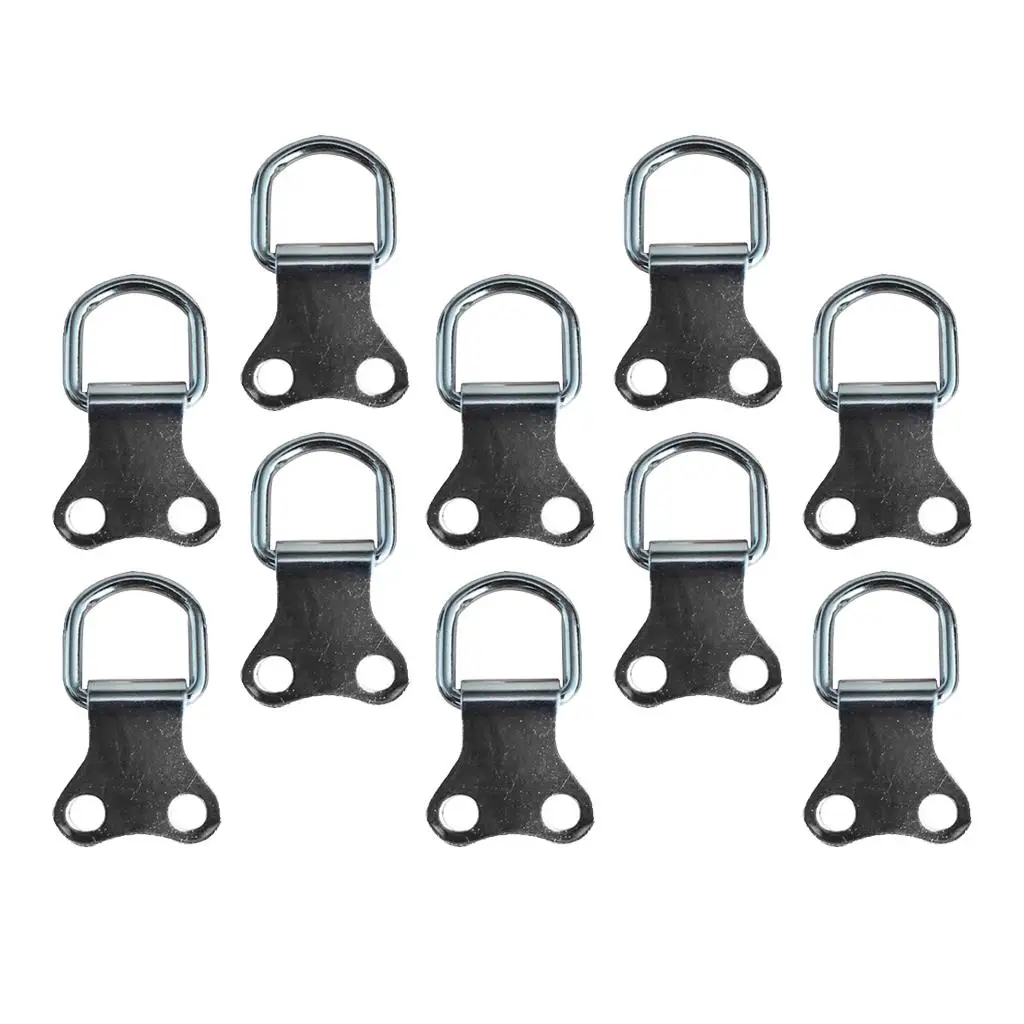 Heavy Duty Metal D Ring Picture Hanger Hooks Adjustable Frame Hanging for Wooden Photo Display