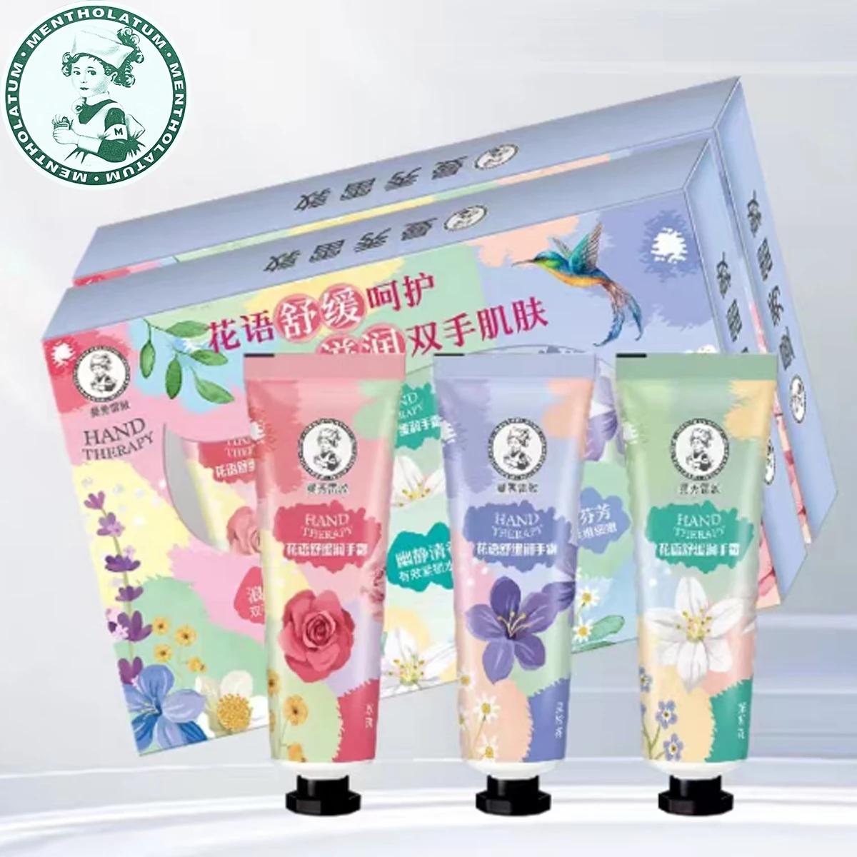 

Mentholatum Flower Language Soothing Hand Cream Set - Nourishing Formula for Soft And Smooth Hands Gentle Skin Care Kit