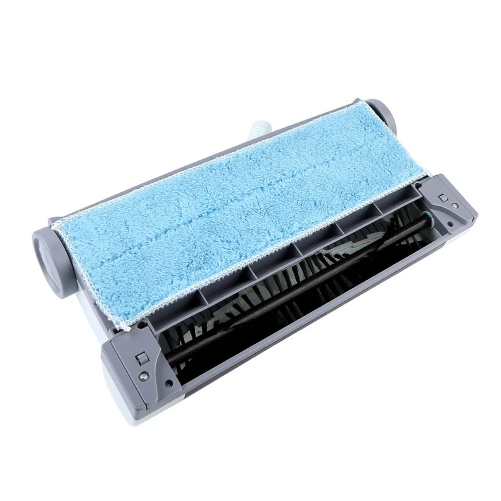 

Lightweight Manual Vacuum Cleaner for Hard Floors Tile and Solid Wood Sweeping Mopping Dual Function 60-Minute Battery Life