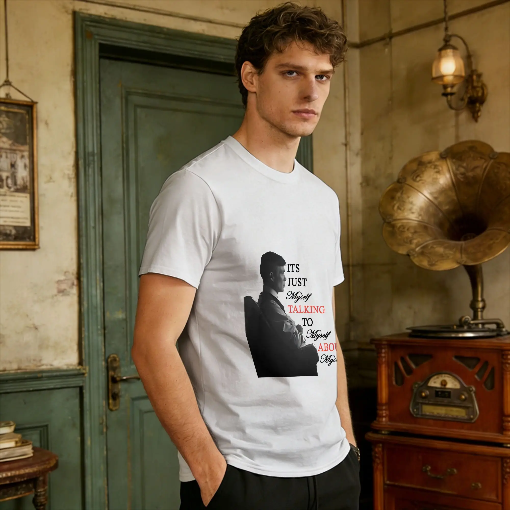 Tommy Shelby T-Shirt Summer Peaky Blinders Y2K Funny T-Shirts Cotton Fashion Tshirt For Mens Casual Tops