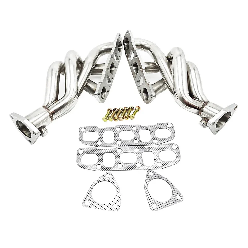 For Niss*an G37 370Z 09-17 Exhaust Header Downpipe Art Test Pipe With Resonated