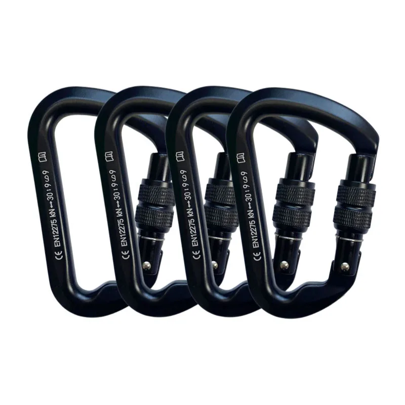 NONE Outdoor Karabiner Klettern Berglandung 30kN Haken Hohe Höhe Karabiner Aluminium Legierung Sicherheit Schnalle Ausrüstung 7