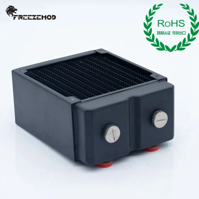 FREEZEMOD Thick Radiator 120mm Copper Heat Sink 6.5cm Thickness 65mm 3 Layers Liquid Cooler Water Cooling 12CM Fan TSRP65-WP120