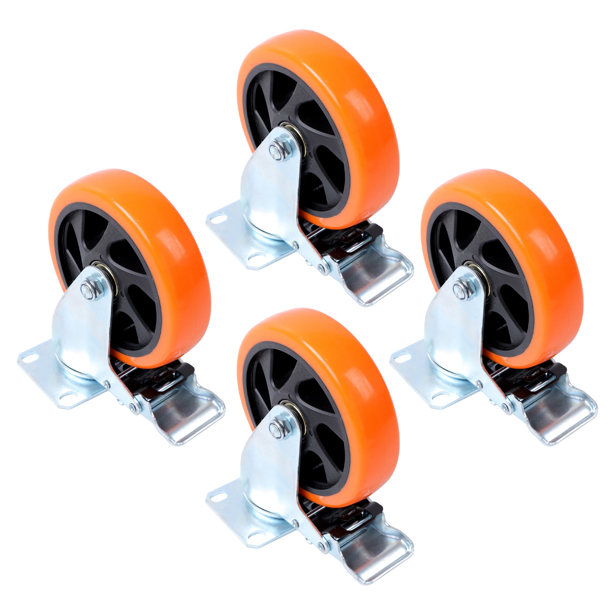 5 Inch Caster Wheels 4 Pack He - огляд і ціна Furniture Hardware Latch
