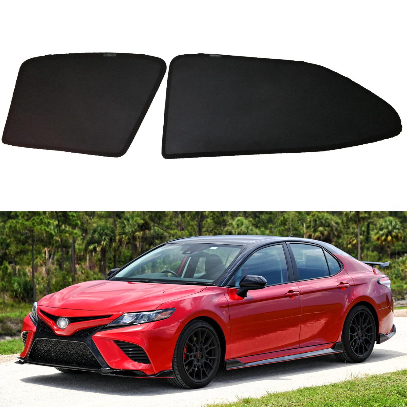 Magnetic Car Sunshade Shield Front Windshield Frame Curtain Sun Shade For Toyota Camry 70 XV70 Hybrid 2018 - 2023 Accessories