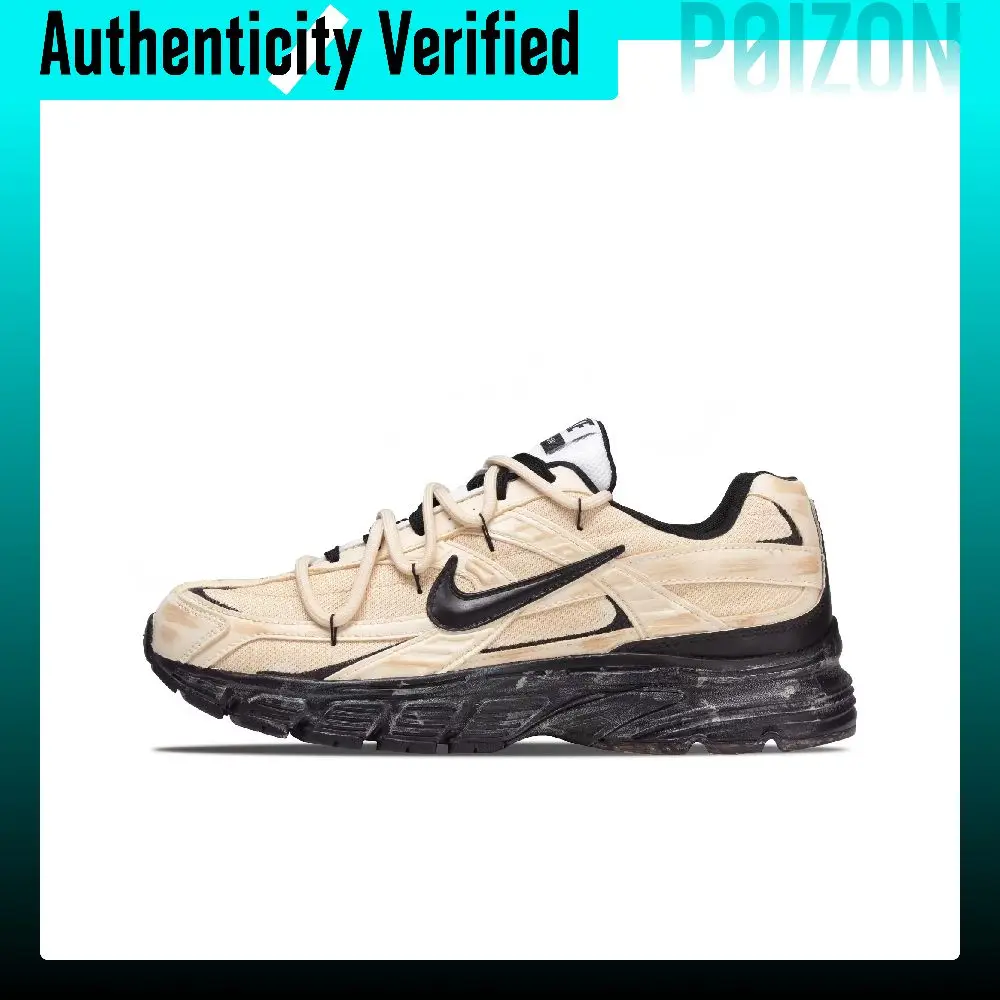 Nike Initiator Cow Split Leather Cushioning Low top Casual Running Shoes Unisex Khaki 394055-100(Team504-）
