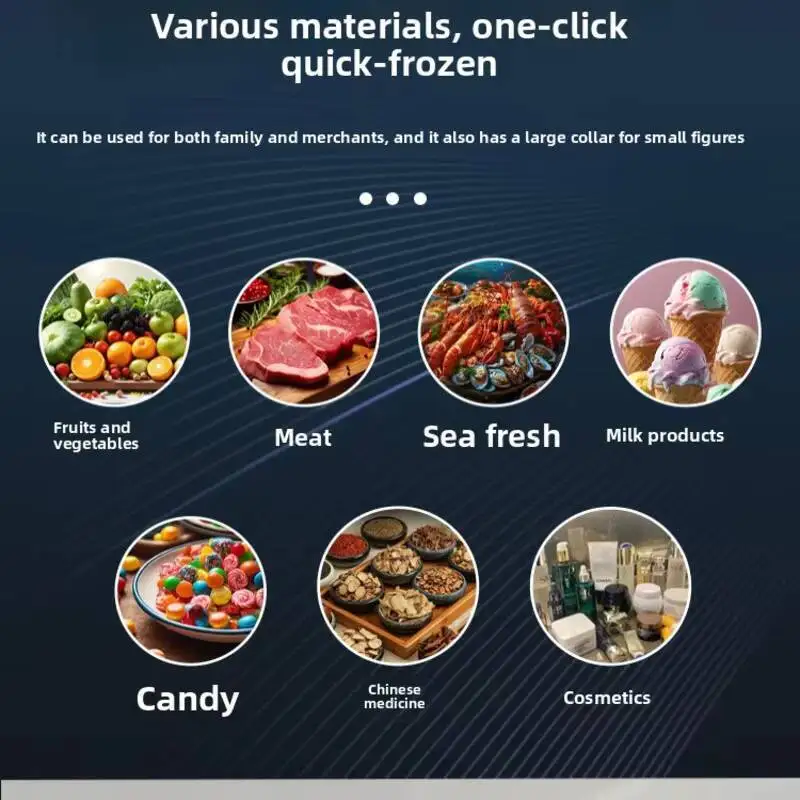 

Household Small Food Dryer Vegetable Fruit Vacuum Freeze Laboratory Commercial Freeze Dryer Multifunctional