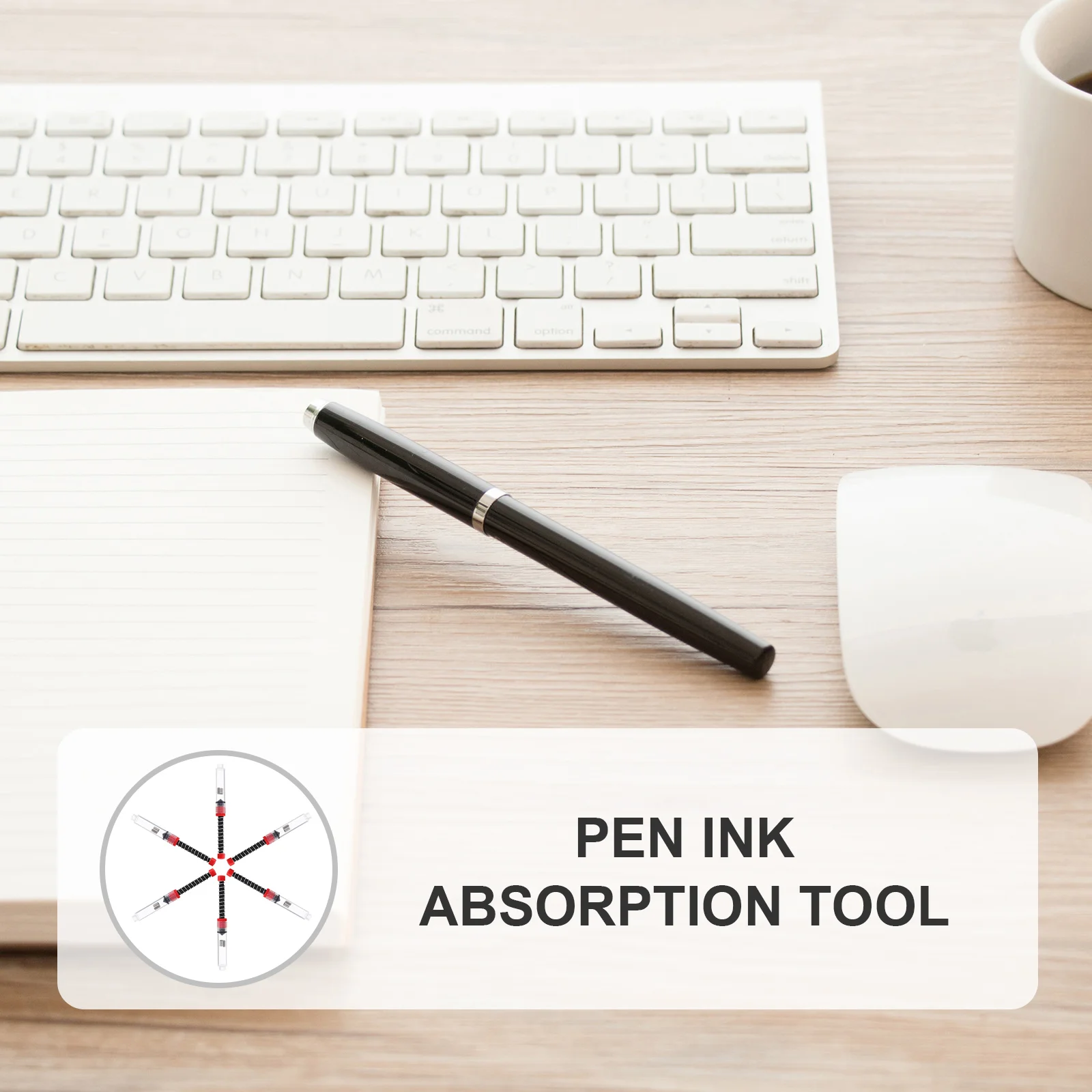 12 Pcs Fountain Pen Elastic Ink Absorber Auxiliary Fill Tools Spring Filler Plastic Accessories Converter for