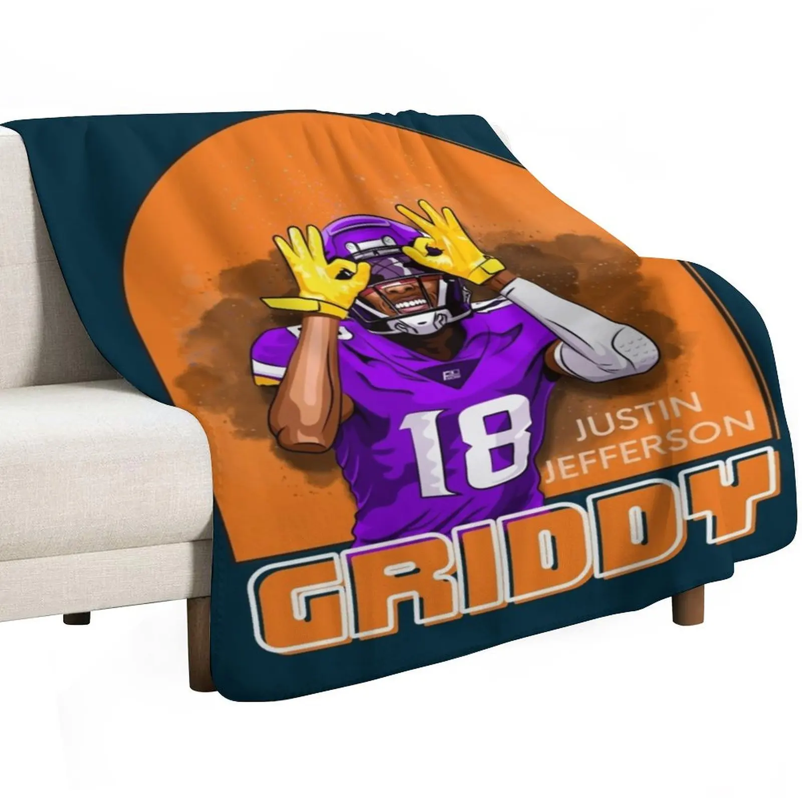 griddy dance Throw Blanket Personalized Gift for babies Furry christmas decoration Blankets For Bed Retros Blankets