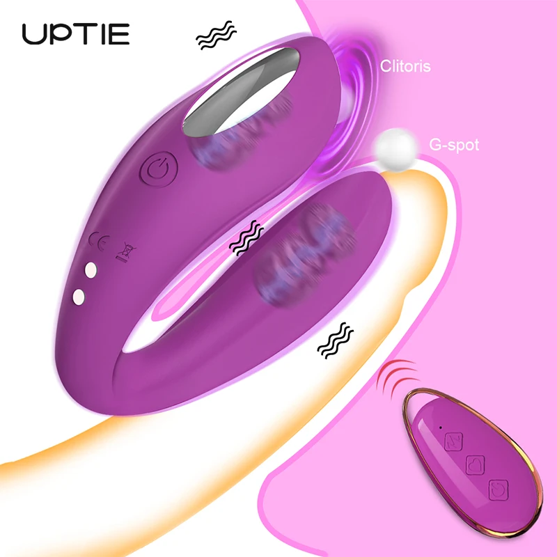 Wireless Remote Control Clitoris U Shape Vibrator G-Spot Dildo Female Clitoris Stimulator Sex Toys for Women Adults Couples 18