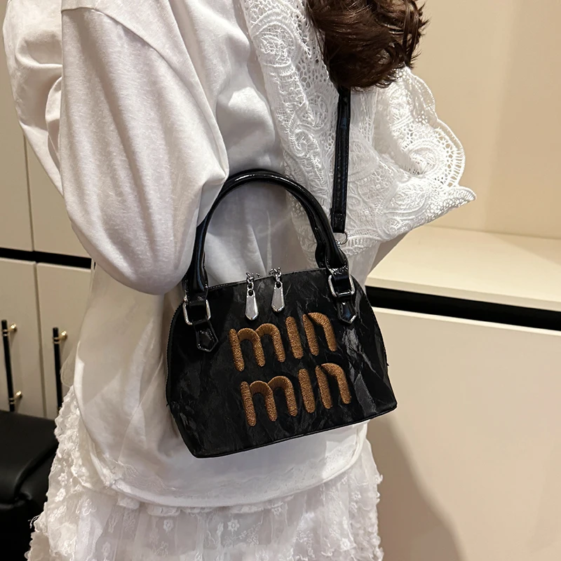 

Classic Elegant Leather Handbag With Detachable Strap For Ladies, Luxury Brand By Famous Designer