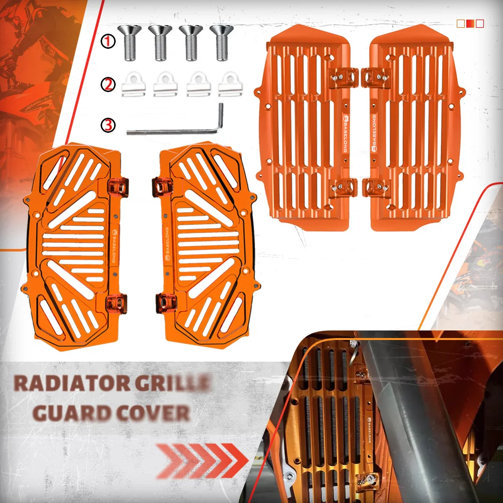 

For GASGAS GAS GAS EC250 EC300 EX250 MC EC EX 250 300 350F 450F Motorcycle Radiator Grille Guard Protector Cover 2023 2022 2021