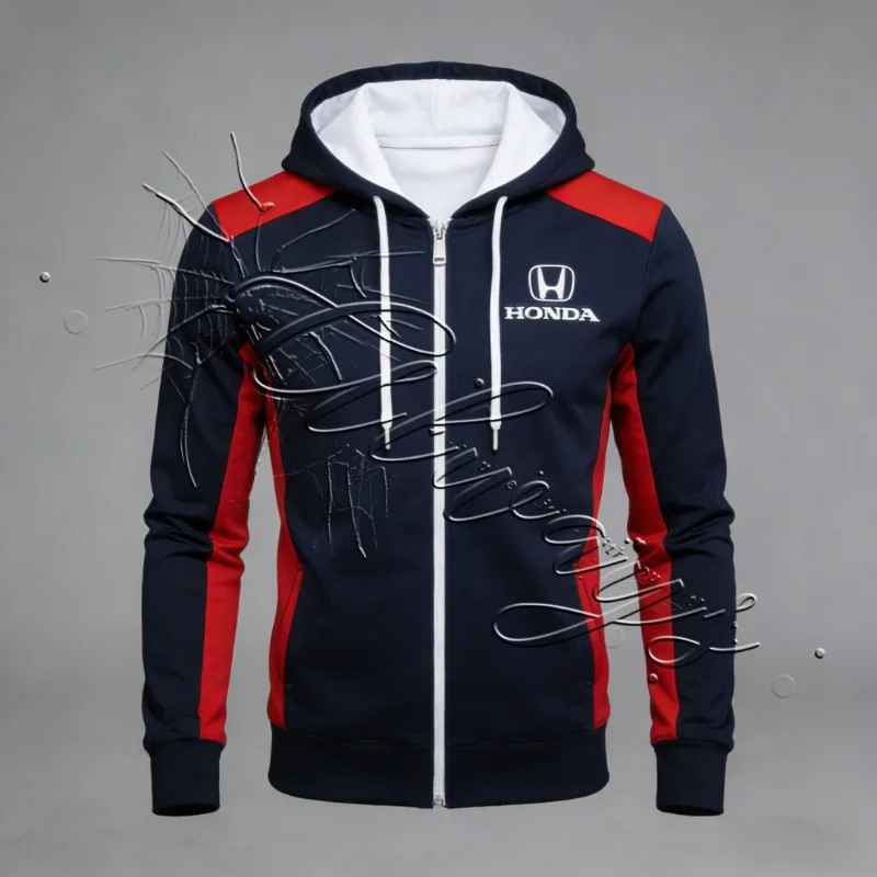 

Новая мужская спортивная толстовка Honda Racing Track Rider 2026 года, эксклюзивная, для мотоспорта, модный мотокостюм, толстовка для любителей мотокросса и бездорожья