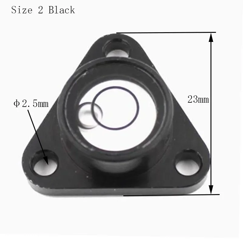 Metal Electronic Scale Triangular Spirit Level Bubble Universal Flange Leveling Bead for SDLS MTL Balance 1PCS