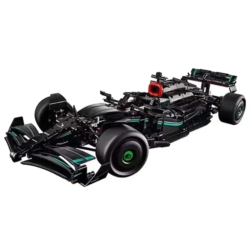 التقنية F1 42171 1:8 1642 قطعة W14 E الأداء اللبنات سوبر سباق السيارات التجمع نموذج MOC مركبة الطوب الكبار هدية لعبة