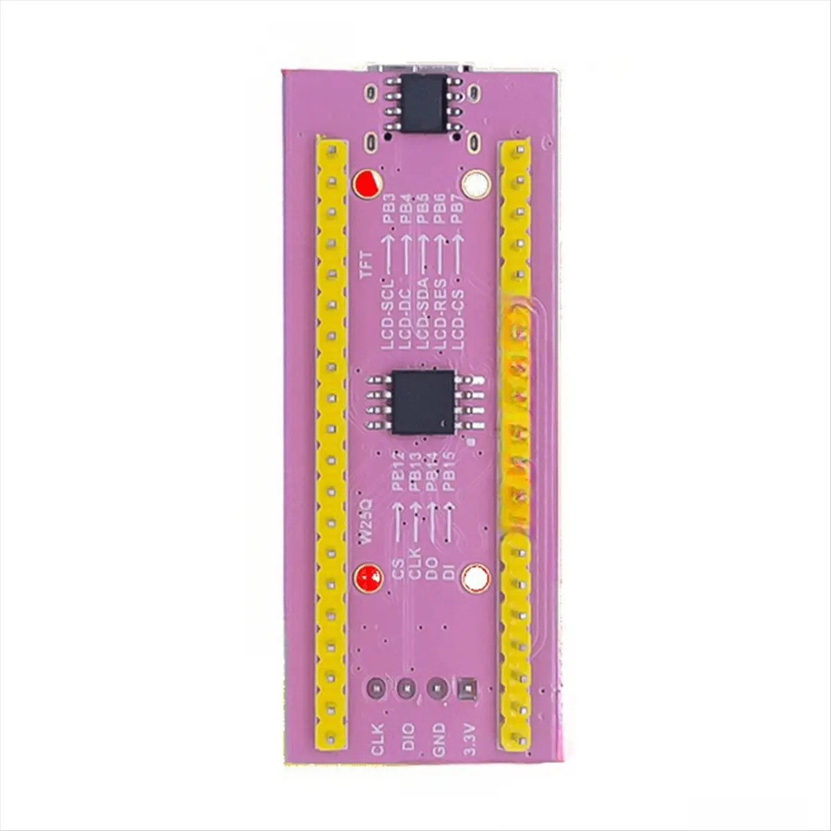 

(A32M) 0,96-дюймовый цветной ЖК-дисплей TFT, плата разработки STM32 TFT, основная плата, микроконтроллер ARM, Type-C, STM32F103C8T6 A