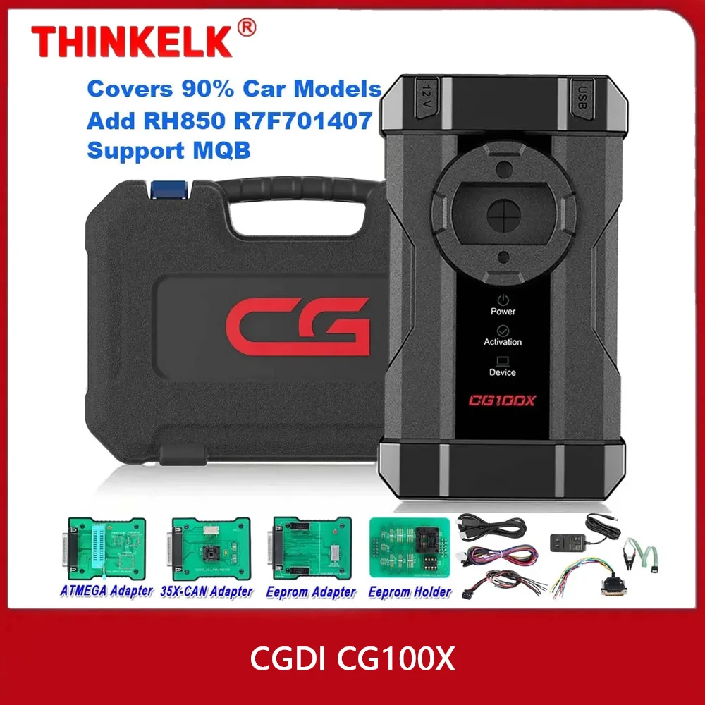 

CGDI CG100X New Generation Programmer For Chip Reading Airbag Reset Mileage Adjustment BCM Support MQB Newly Add RH850 R7F701407