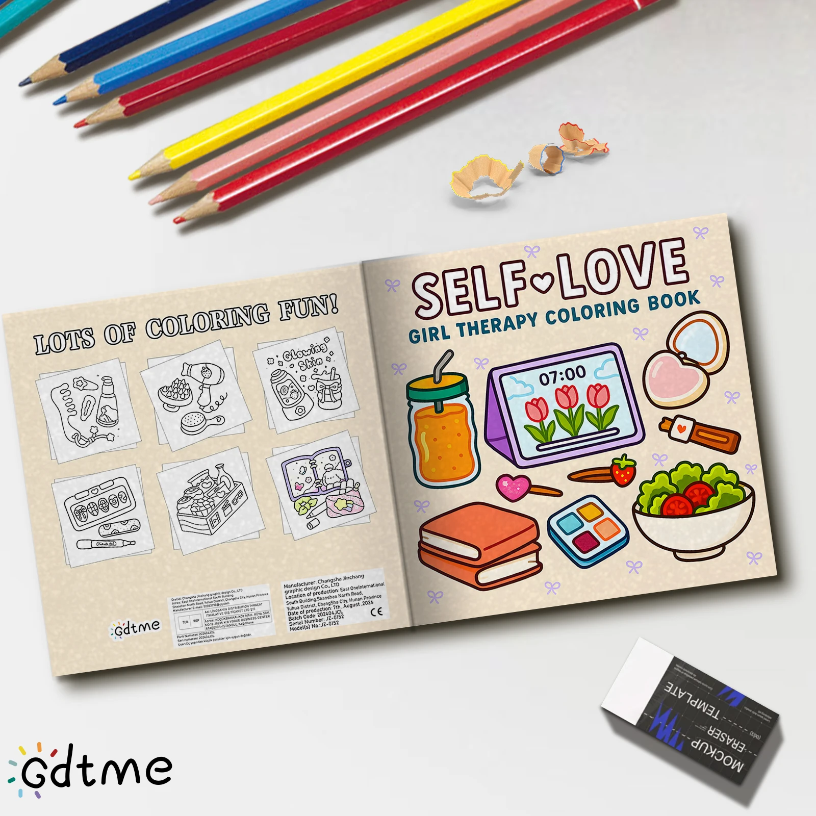 كتب تلوين الحب الذاتي، مشاهد الشفاء، تلوين سهل، لوالد المنزل - DIY الطفل، الاسترخاء، الفراغ، تعزيز الإبداع #4