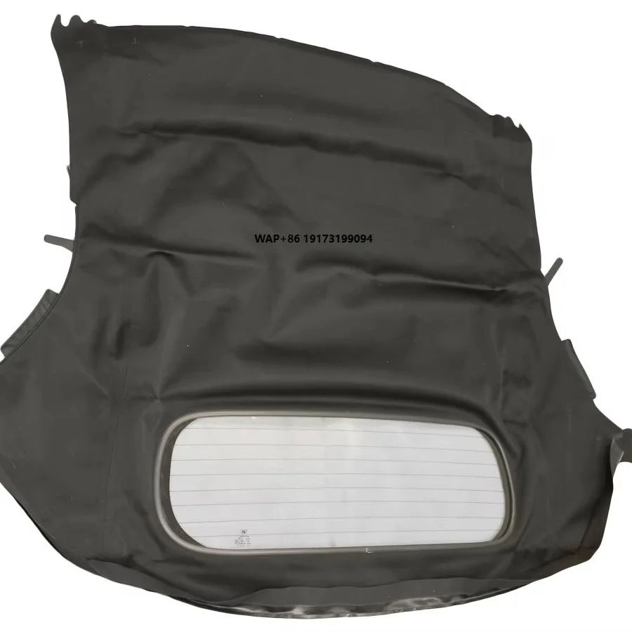 Brand New Black Convertible Soft Top for Boxster 2005 2006-2012 W/ Glass Window Perfect Installing 24 Months Warranty