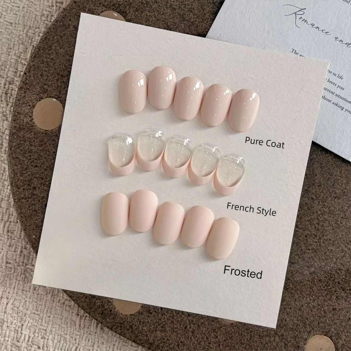 MIANEL 6-Color Sheer Nude Gel Polish – Japanese-Style "Ice-Translucent" Milk Tea & Nude Pink Shades (Perfect for Everyday Wear) view 6