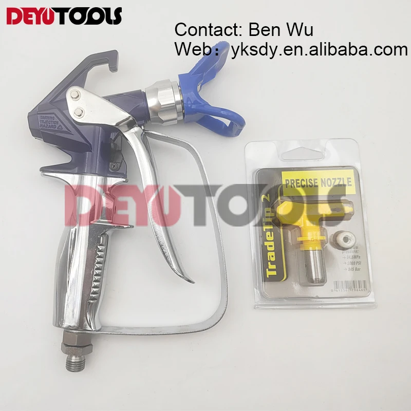 Professional Airless Spray Gun With 517 Spray Tip Airless Spraying Machine For TItan Wagner Paint Sprayers