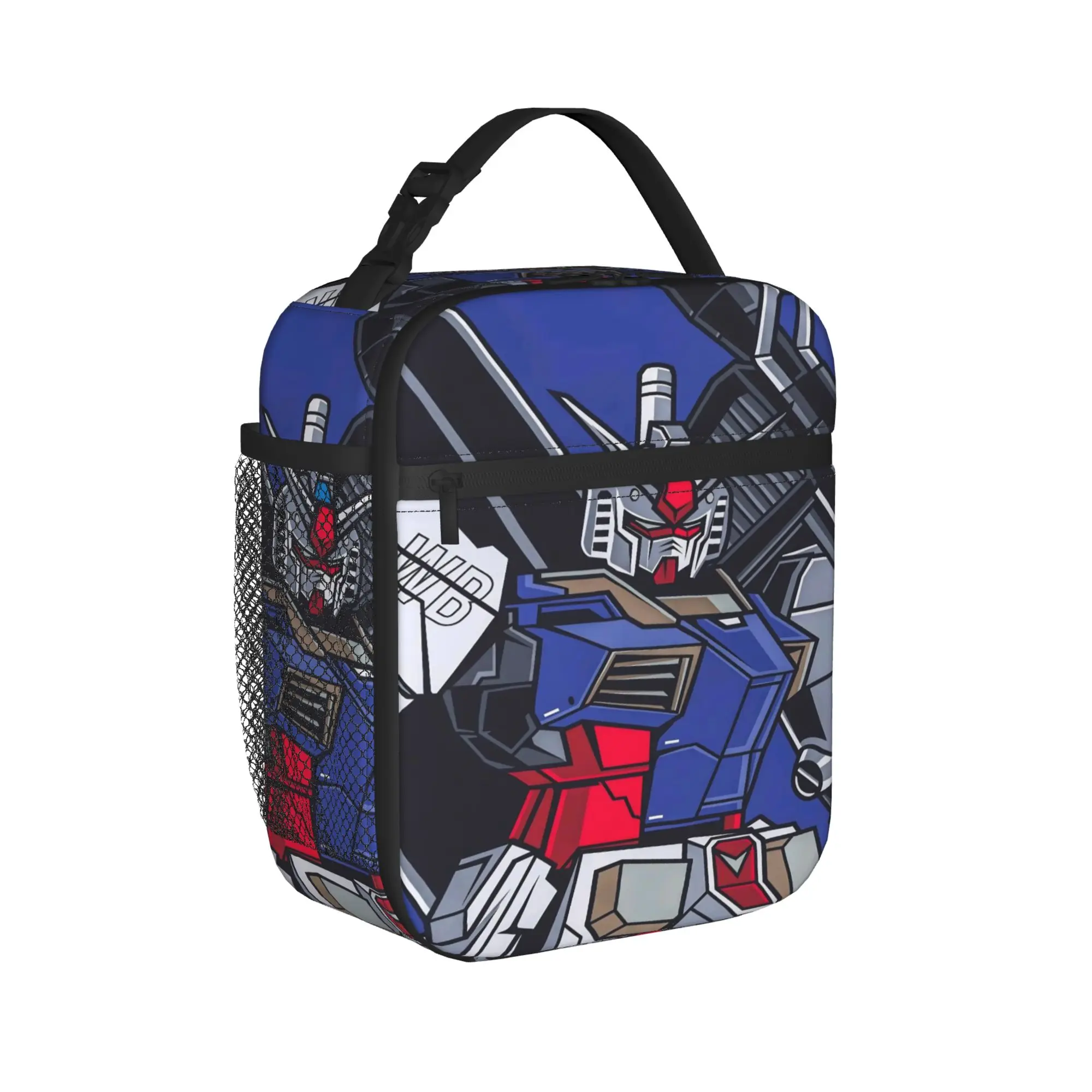 mobile suit gundams Thermal Insulated Lunch Bags for Picnic  Reusable Food Bag Men Women Cooler Thermal Lunch Boxes
