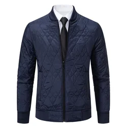 2024 New Fashion Handsome All Fashion Casual Plus Fleece Thickened Baseball Jacket for Men  Luxury Men Winter Jacket