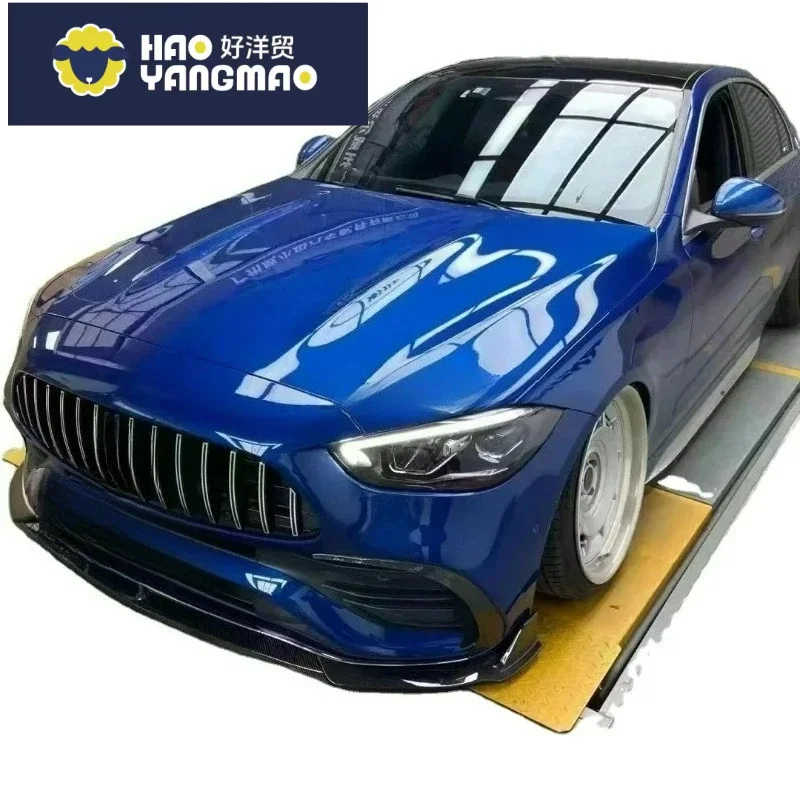 Suitable for UV-Protected FORBenz W206 C-Class MSY Style Dry Carbon Fiber Body Kit Car Bumper
