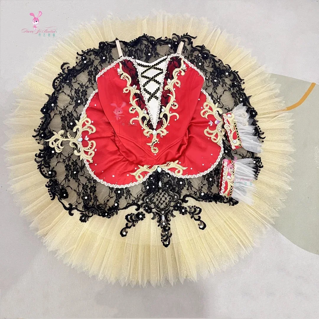 

Danyi adult children red Tang Jixue ballet costume professional customized TUTU dress competition suit