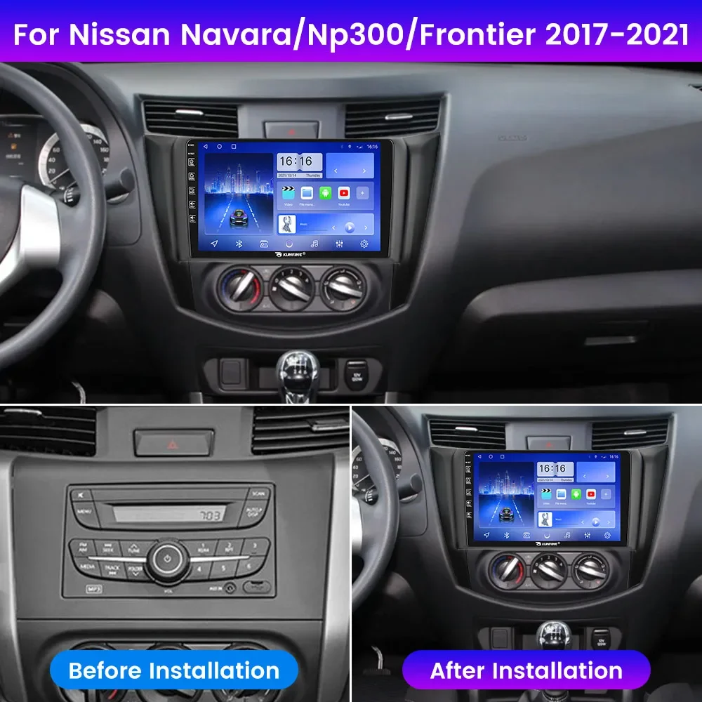 Android Car Radio For Nissan Navara2017-2021  Car Stereo 2Din Octa Core GPS Navigation Player IPS Screen Carplay Android Auto