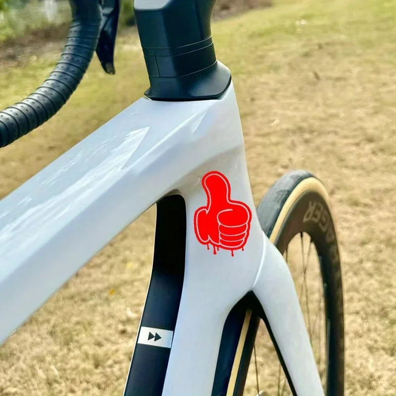 2 قطعة/المجموعة الكتابة على الجدران Thumbs Up ملصق مائي لأجهزة الكمبيوتر المحمول جراب هاتف الشارع الفن متحمس هدية ملصق