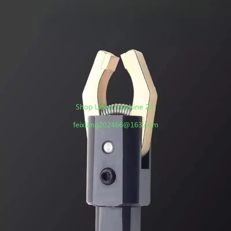 Estrattore automatico per tornio CNC, manico rotondo, impugnatura quadrata, artiglio 12-32 mm, 1 pezzo