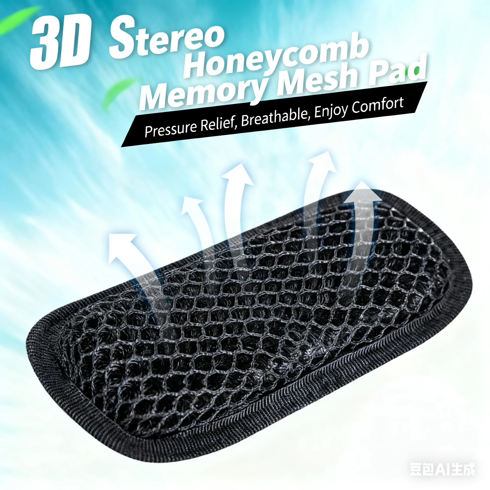 

2Pcs 3D Honeycomb Pad Breathable Removable Shoulder Pads for Airsoft Shooting Hunting Hiking Tactical Vest Anti-Slip School Bag