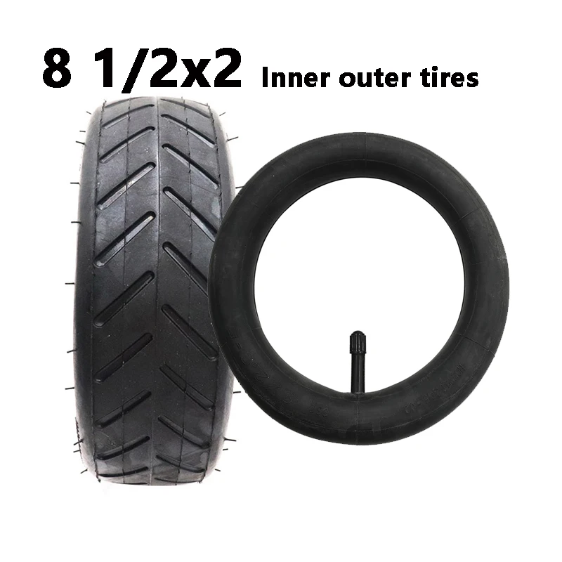 8 1/2x2 Inflation Wheel Tyres Outer Inner Tube Pneumatic Tyre Accessories FOR Xiaomi Mijia M365 Electric Scooter Tires Tyres image 2