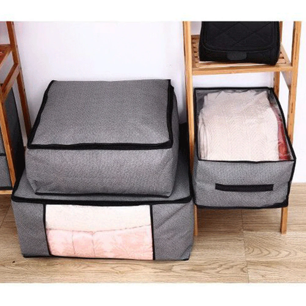 

Linen Bags Storage Fabric and Finishing Embroidery Organizer Hanging Space Saver Kit Quilt